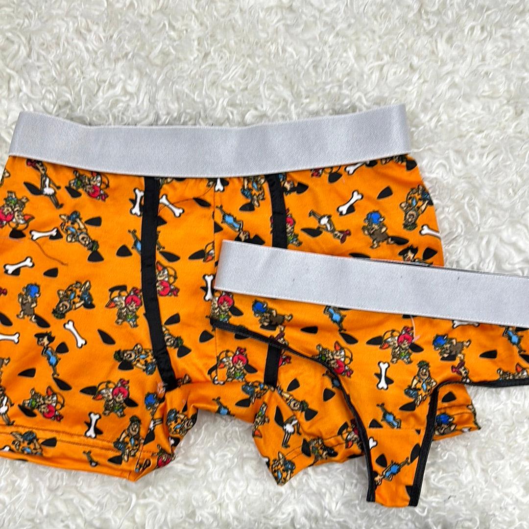 The Flintstones matching couples underwear - Fundies