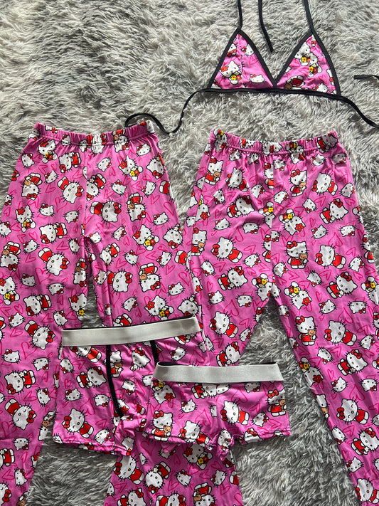 Hello Kitty Pink 5 piece pajama set 😻💕