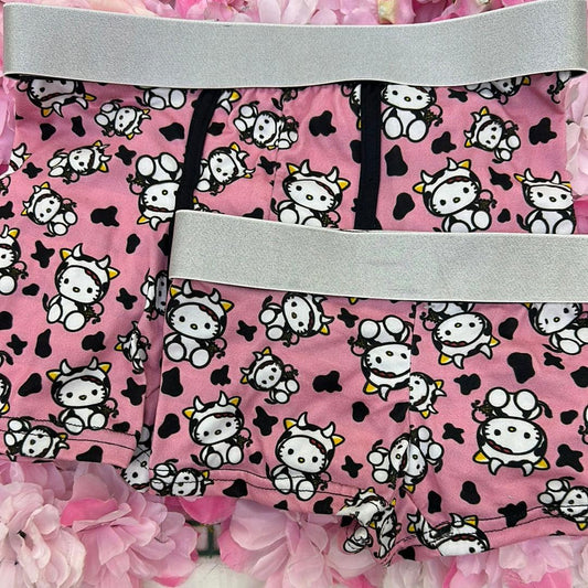 Hello kitty cow matching couples boxer underwear - Fundies