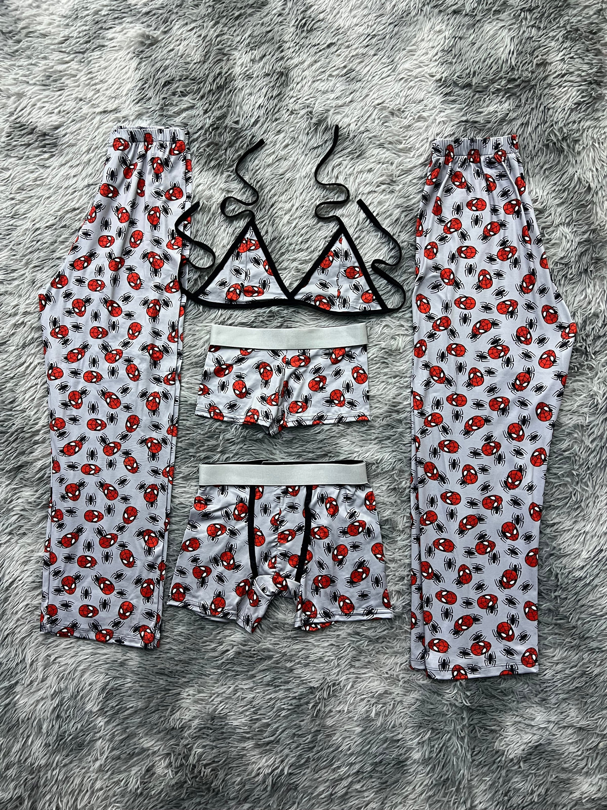 Spider-Man Gray 5 Piece PJ