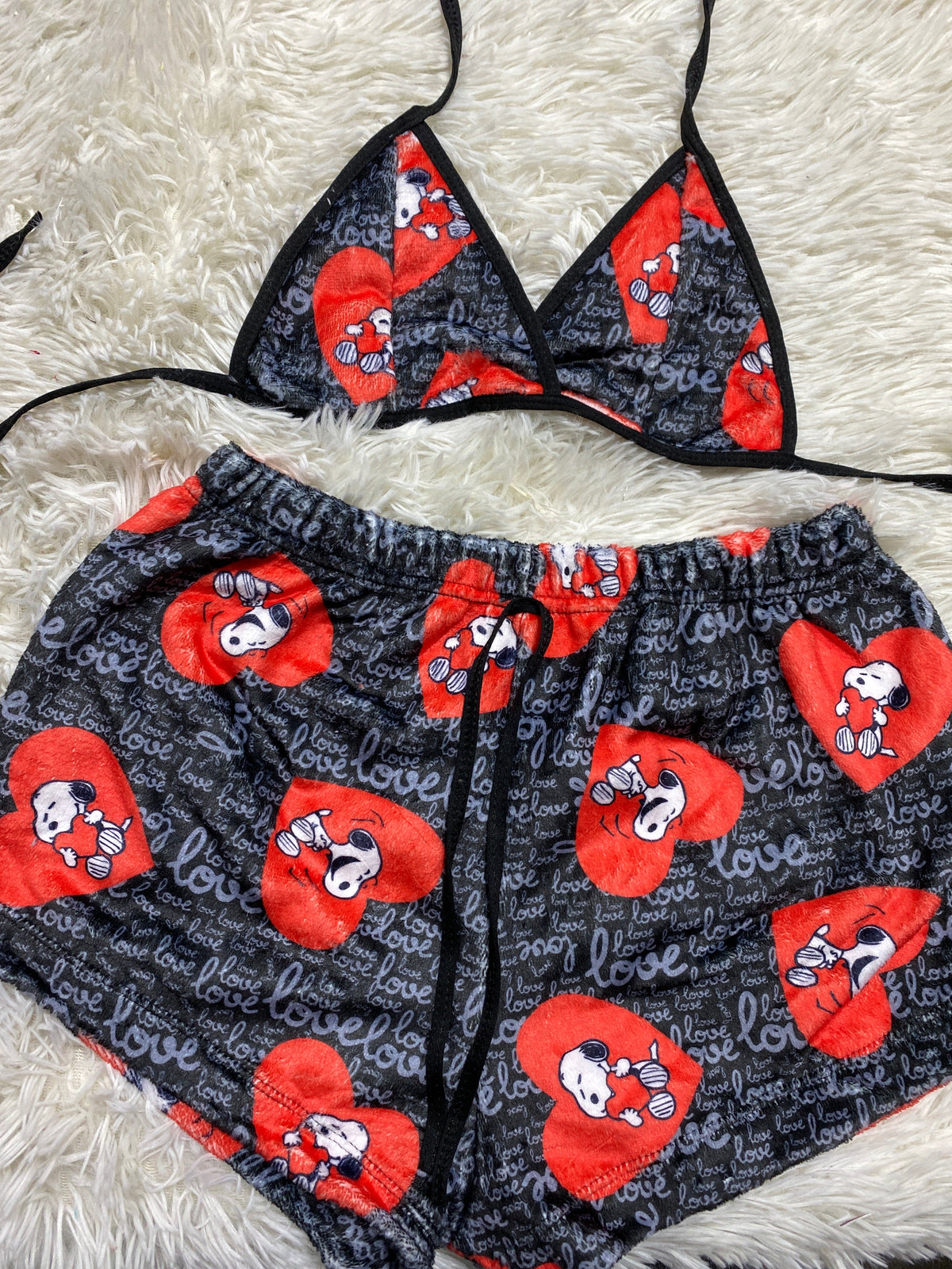 Snoopy Love Matching Top & Short