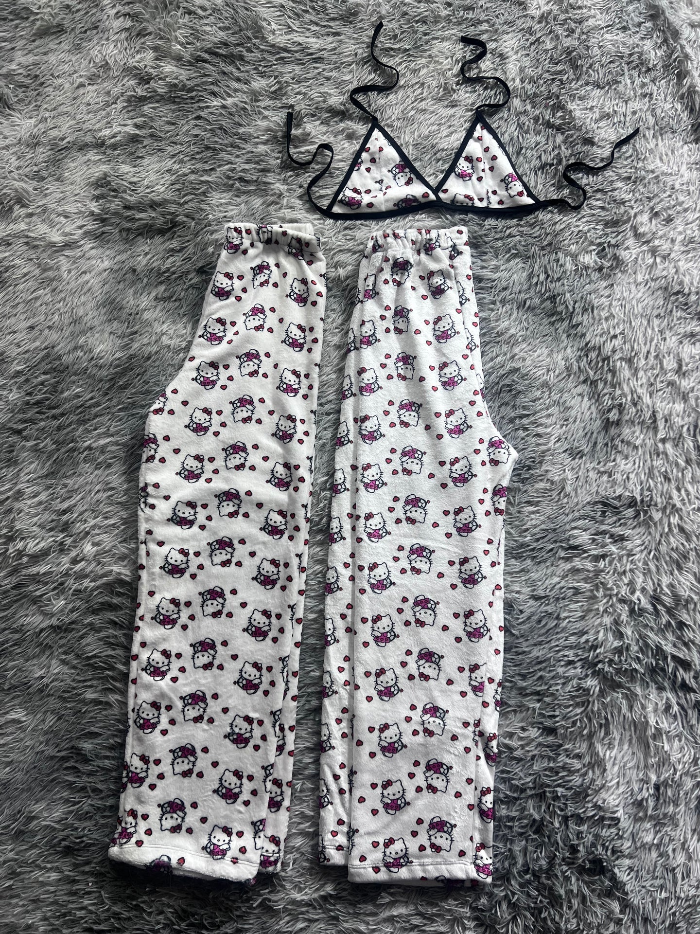 Hello Kitty Cupid Matching Plushie PJs - Fundies