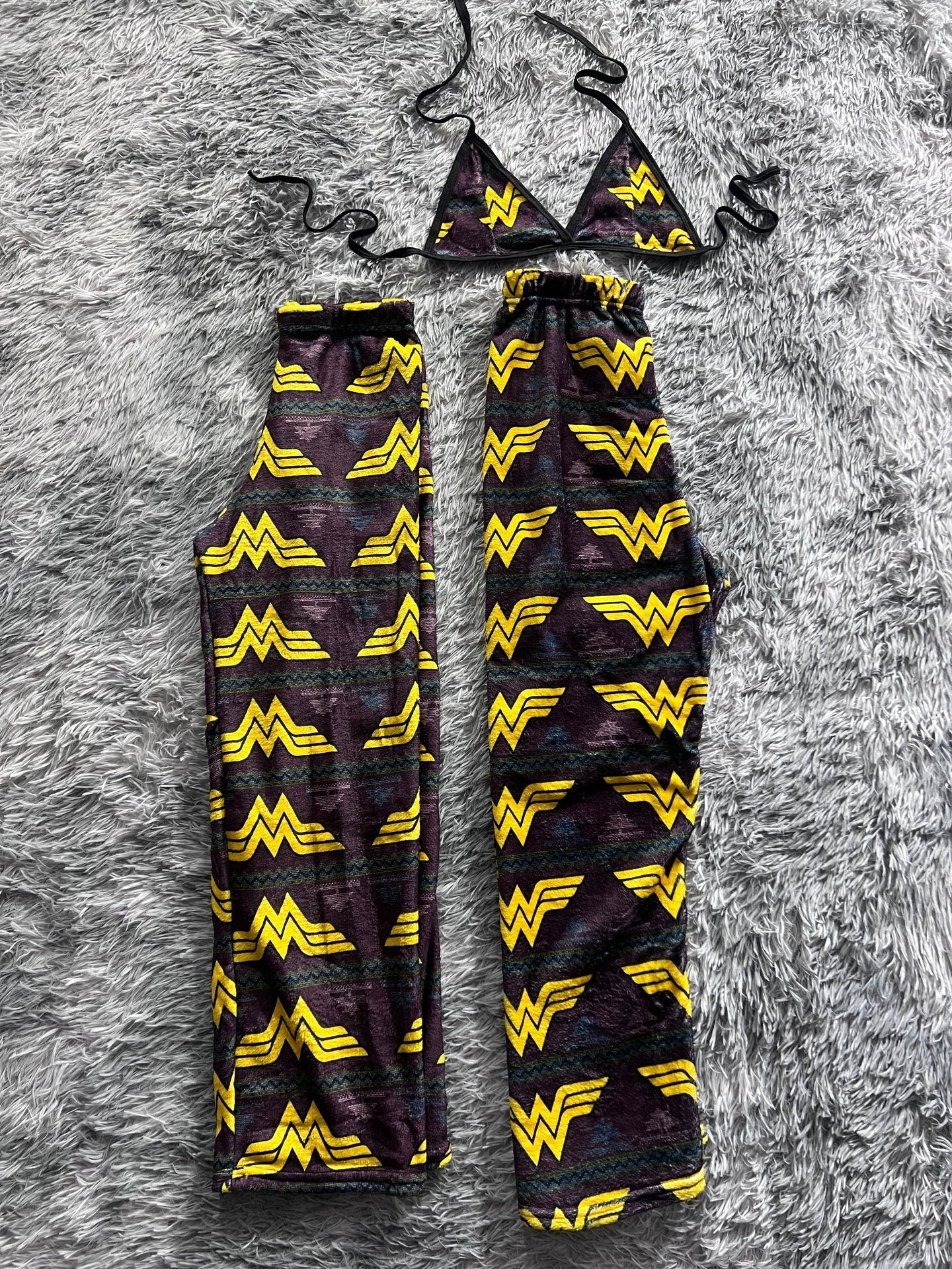 Wonder Woman Matching Plushie PJs - Fundies