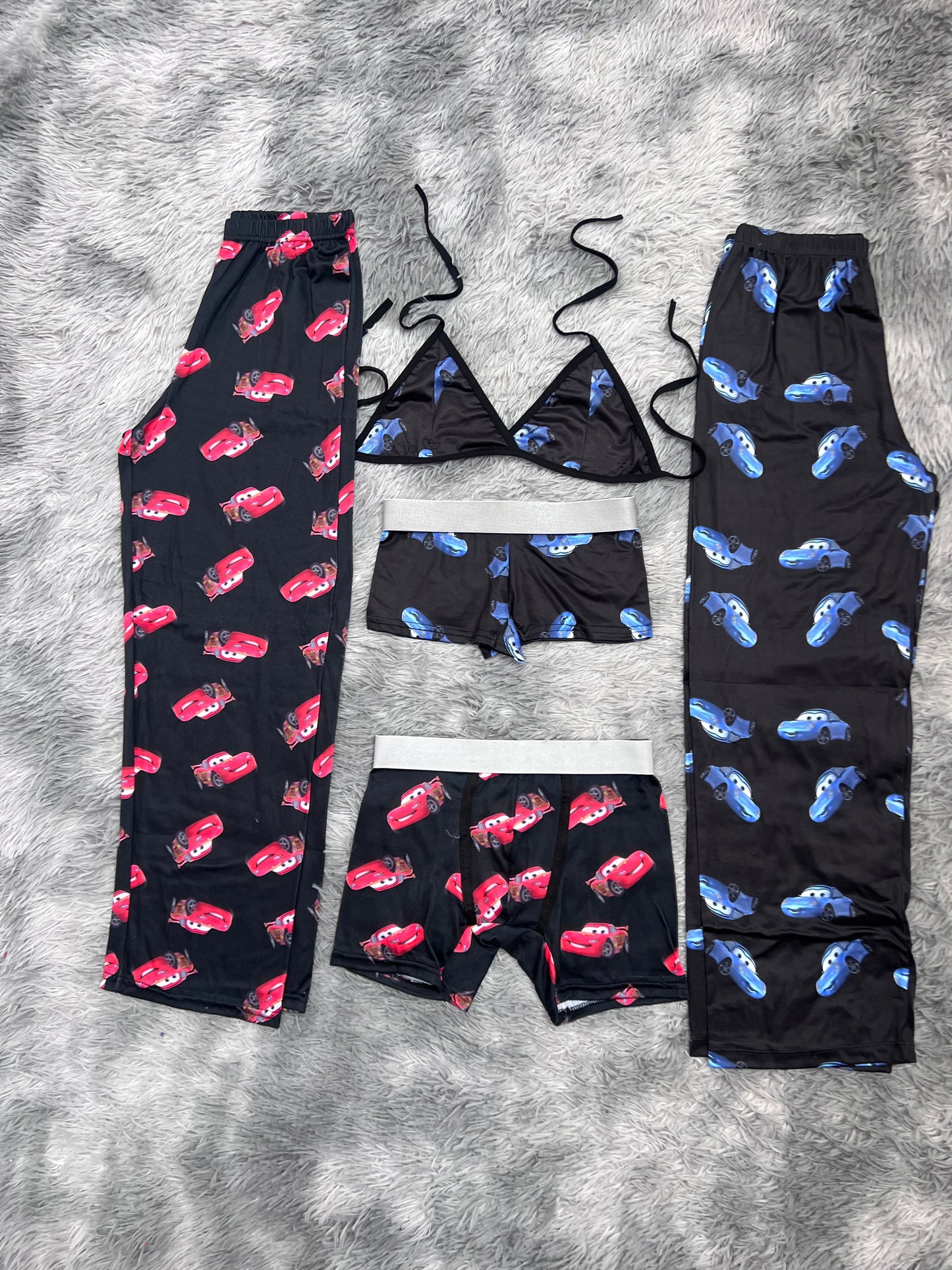 Duo Of McQueen And Sally 5 Piece PJ - Fundies