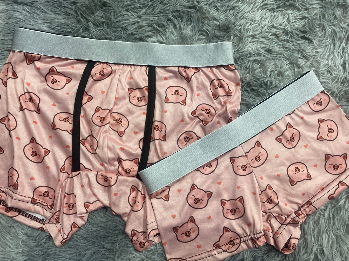 Piggy With Heart Duo With Thong