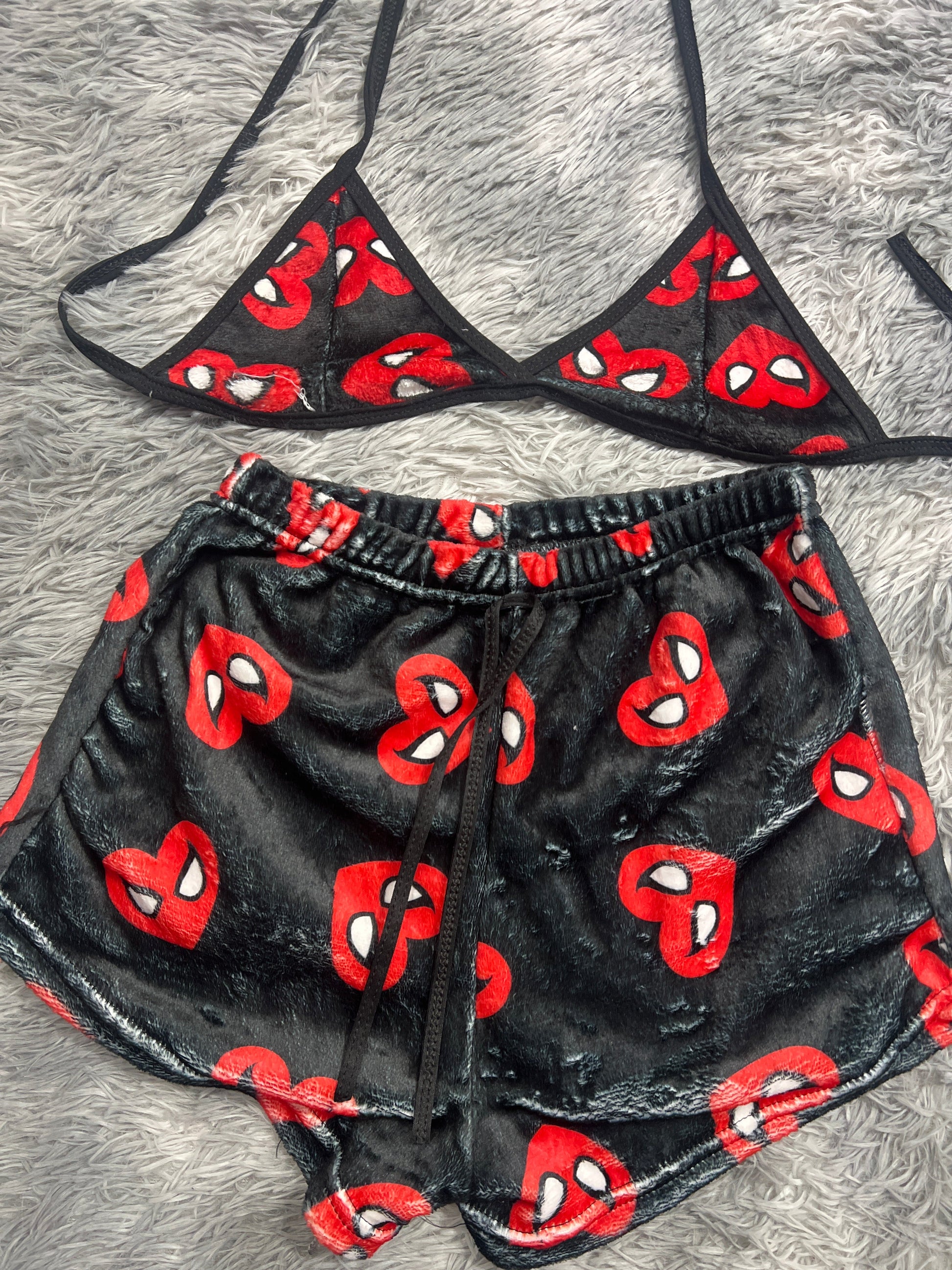 Spider-Man Hearts Matching Top & Short - Fundies
