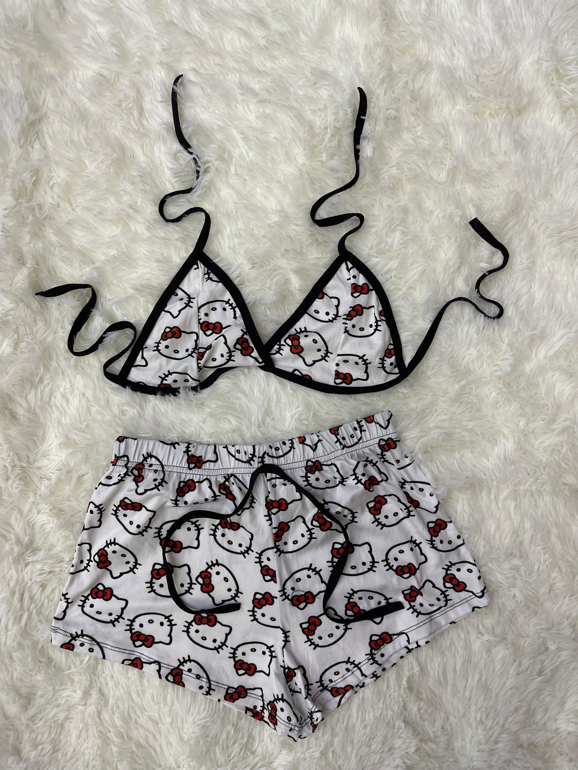 Hello kitty face Matching shorts and boxers - Fundies