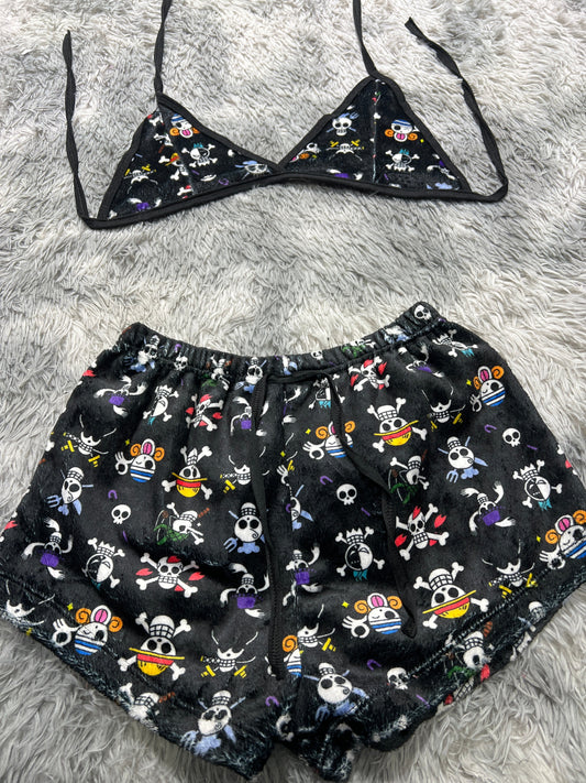 One Pice Afelpad Matching Top & Short - Fundies