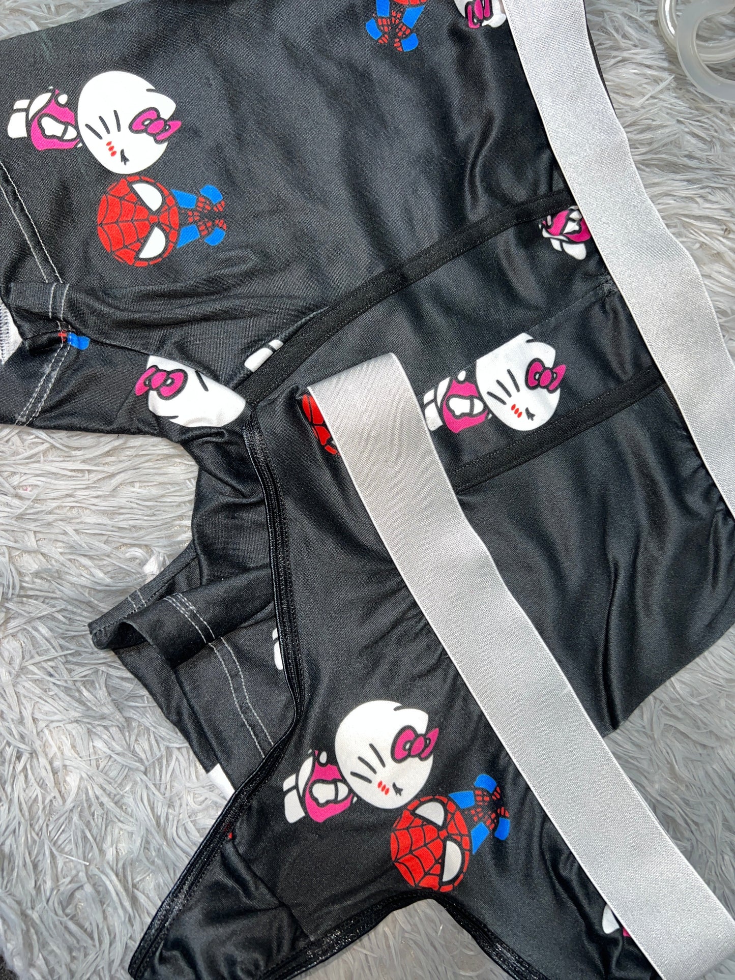 SpiderKitty Kiss Duo One Size Boxer And Thong - Fundies
