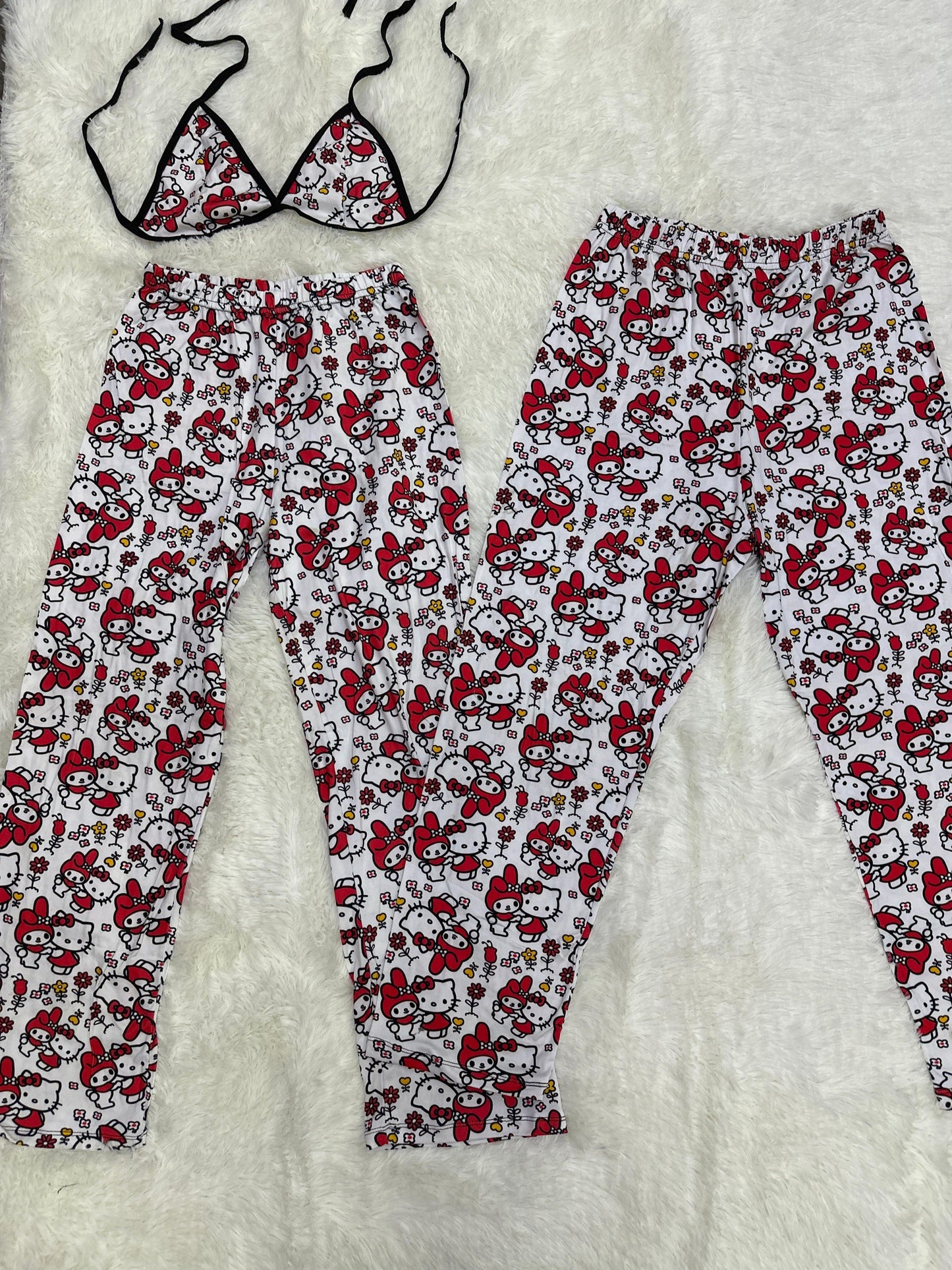 Hello Kitty and my melody 5 pcs pajama duo - Fundies