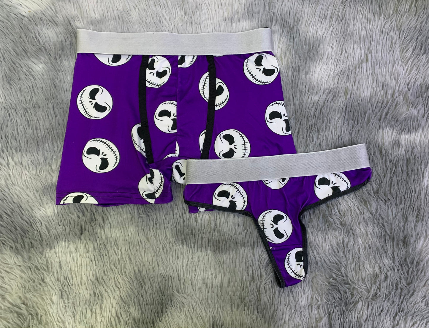 Jack purple background matching underwear