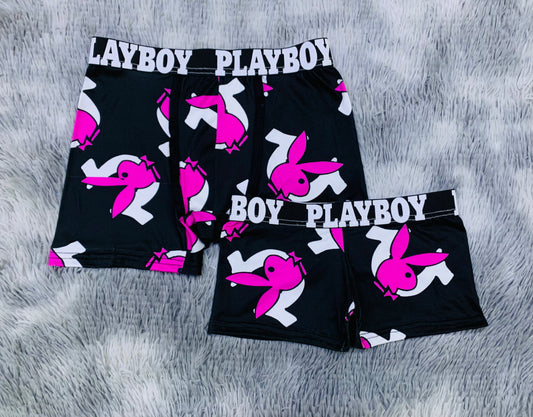 Play Boy pink matching underwear boxer and boxer MIXED SIZES