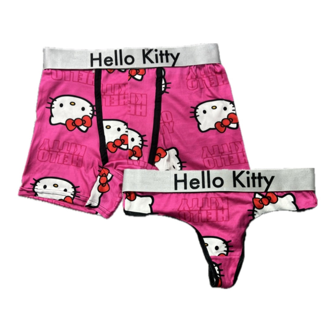 Hello Kitty  Faces Matching Underwear Set
