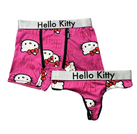 Hello Kitty  Faces Matching Underwear Set