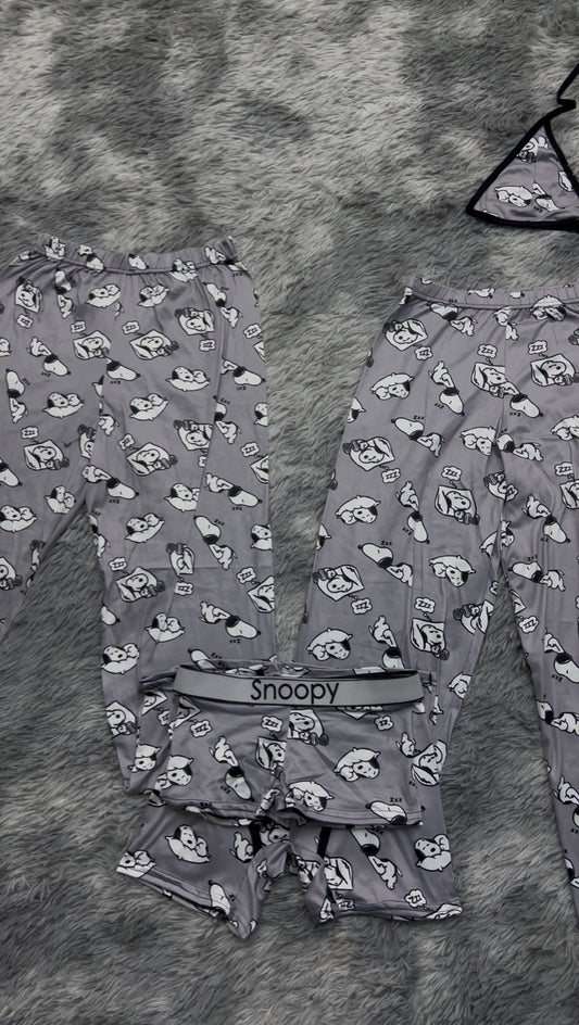 Snoopy 5 pz pajama background