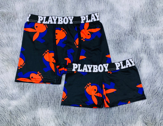 Play Boy red couples boxer underwear XL