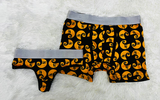 The strange world of Jack matching couples underwear Halloween