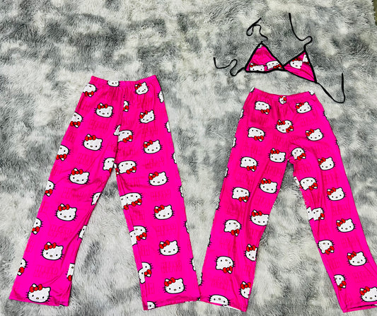 Hello Kitty Pink Love pajama duo