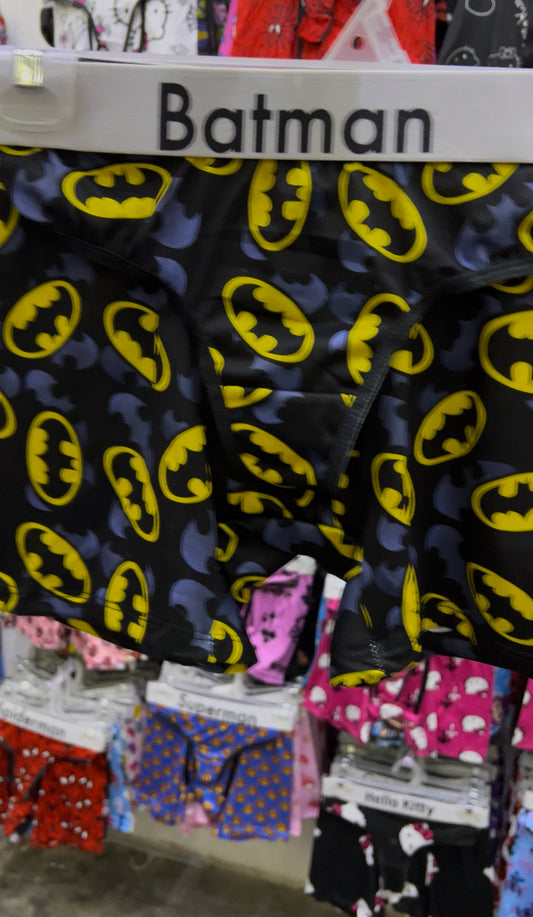 Batman black grey couples matching underwear