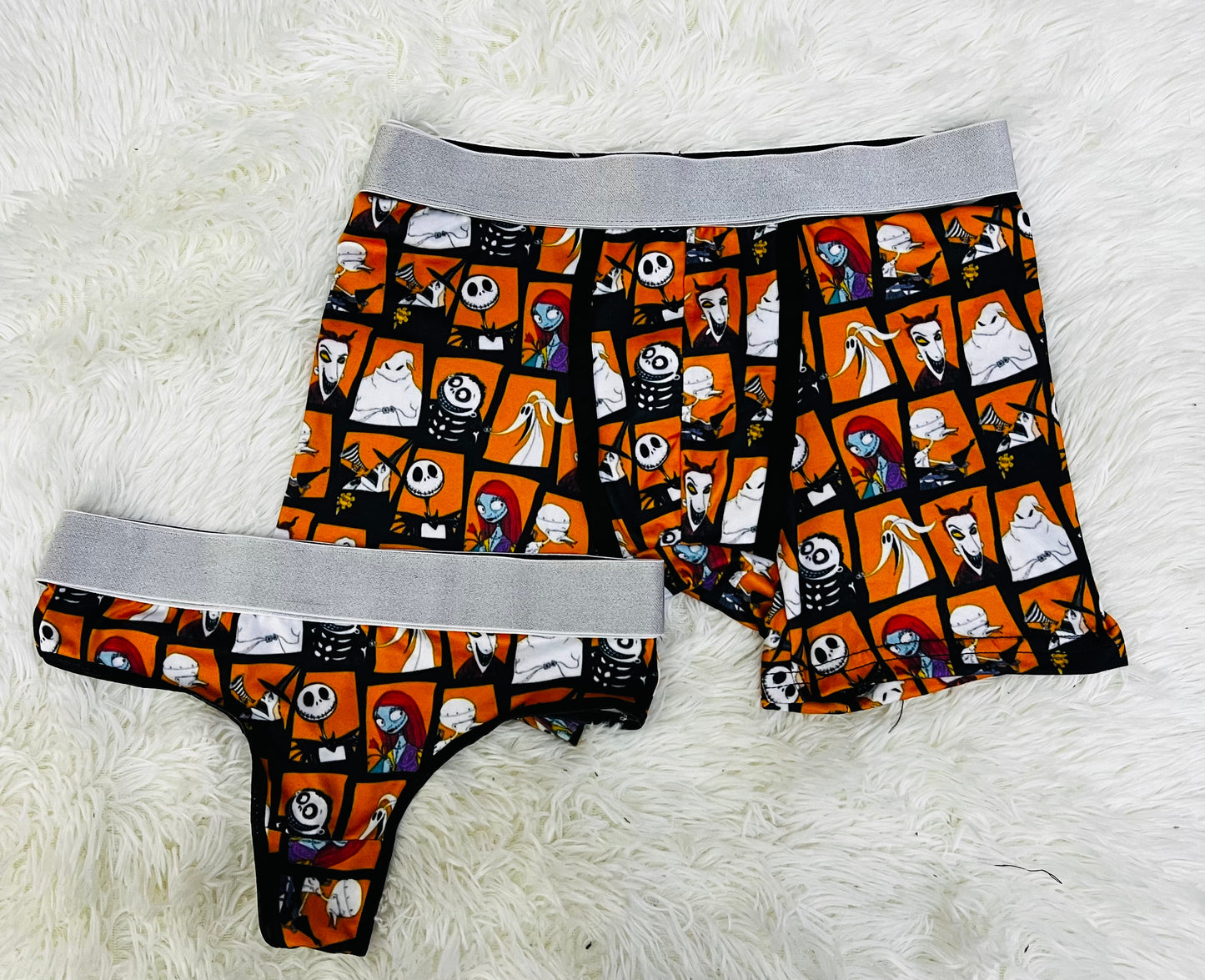 Jack matching couples underwear Halloween