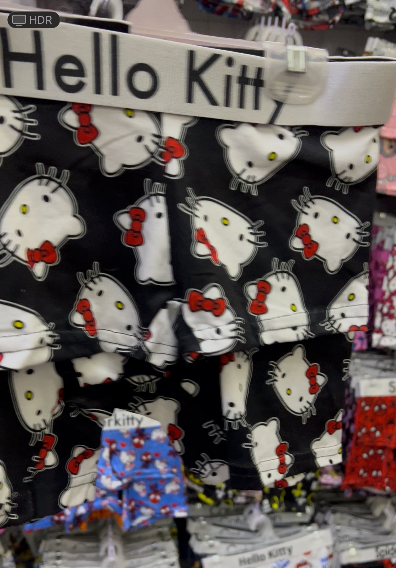 Hello kitty black couples matching underwear boxer and boxer