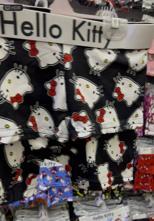 Hello kitty black couples matching underwear boxer and boxer