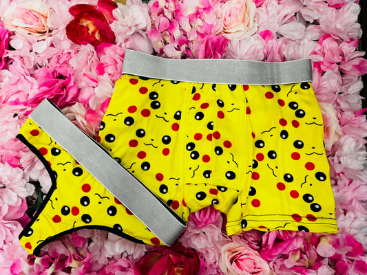 Pikachu Yellow Duo One-size With Thong - Fundies