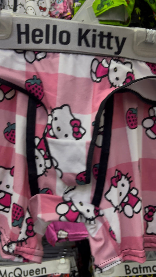 Hello Kitty Strawberry matching underwear Set for Couples