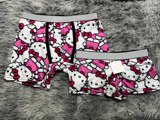 Hello kitty all over Boxer Matching set