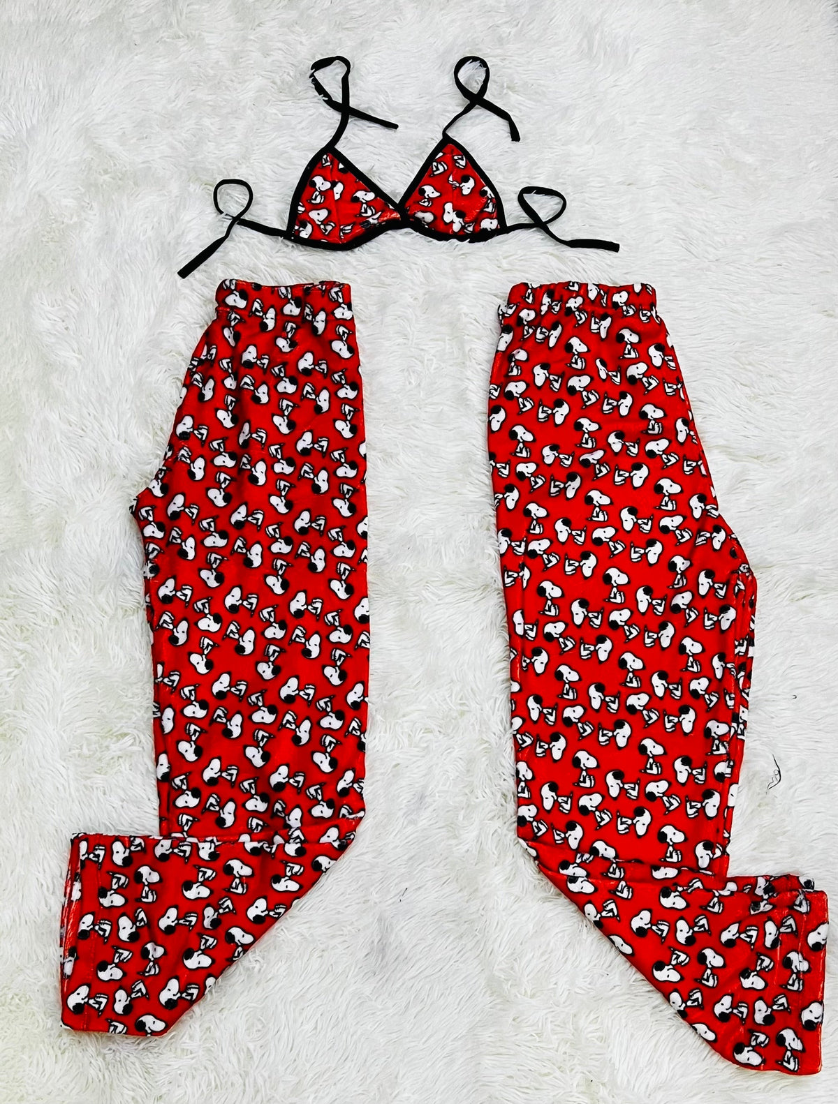 Snoopy Red Matching Plushie PJs