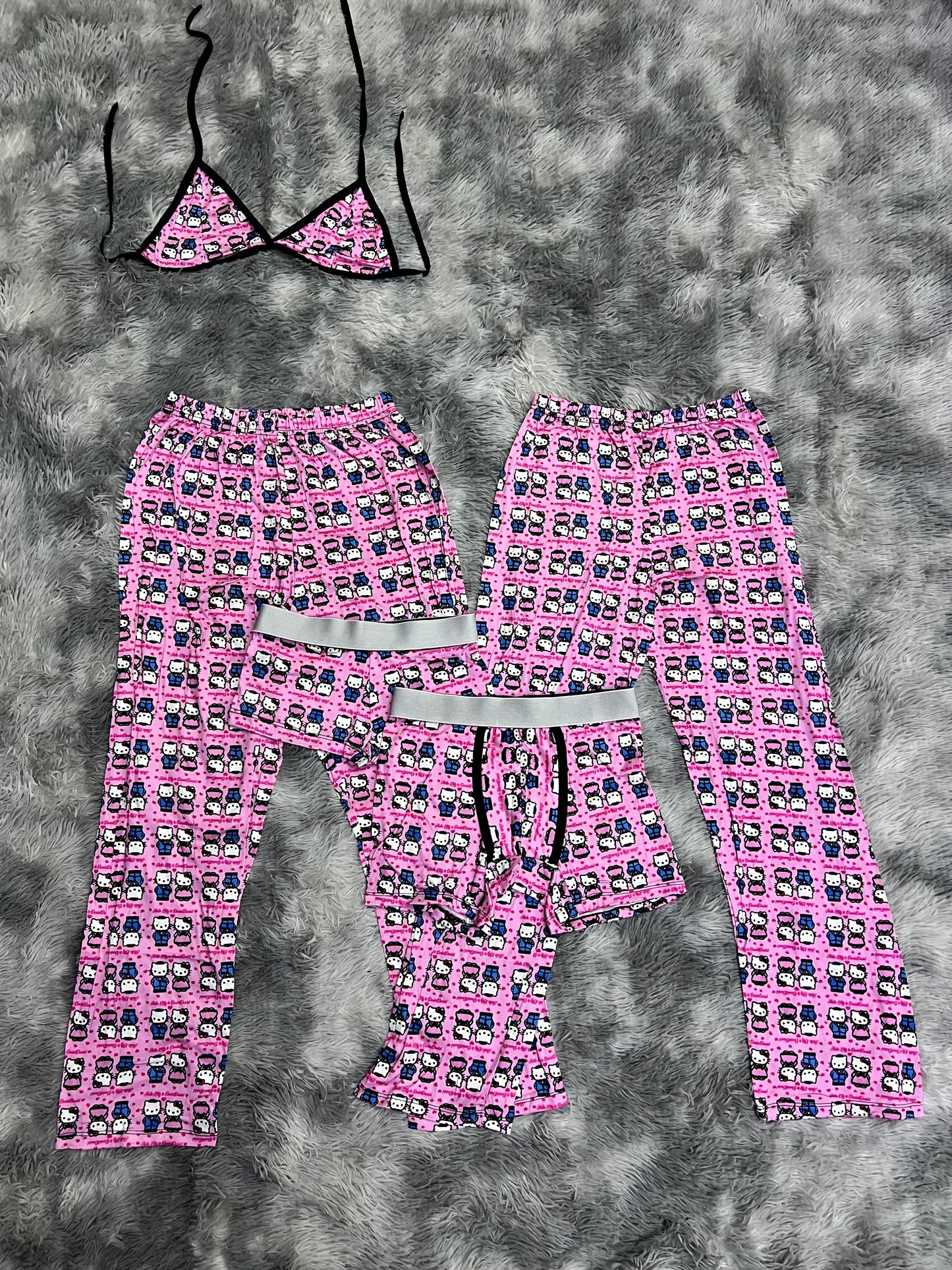 Hello kitty and her boyfriend Daniel 5 pcs pajama duo