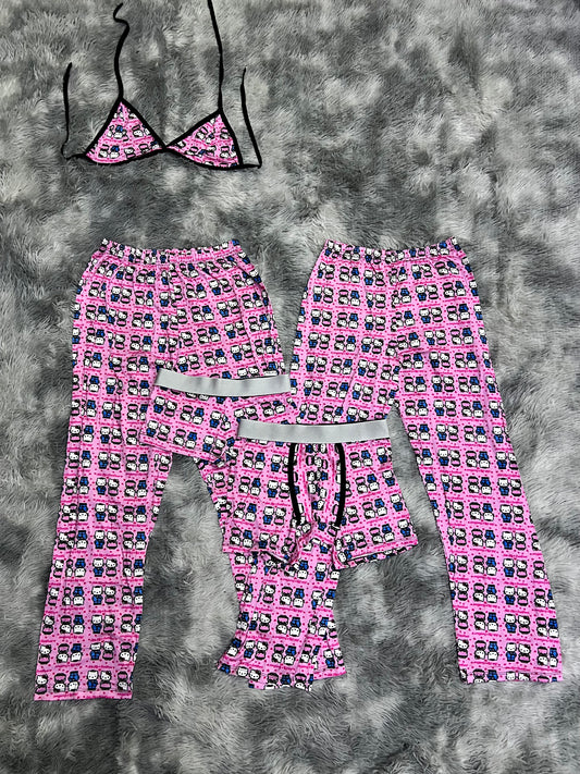 Hello kitty and her boyfriend Daniel 5 pcs pajama duo