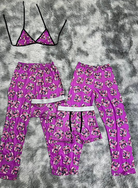 Stich pink 5 pz pajama
