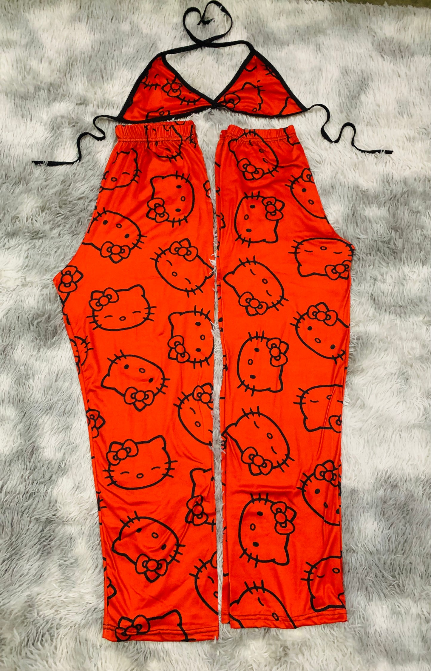 Hello Kitty Red Faces 5 pcs pajama duo