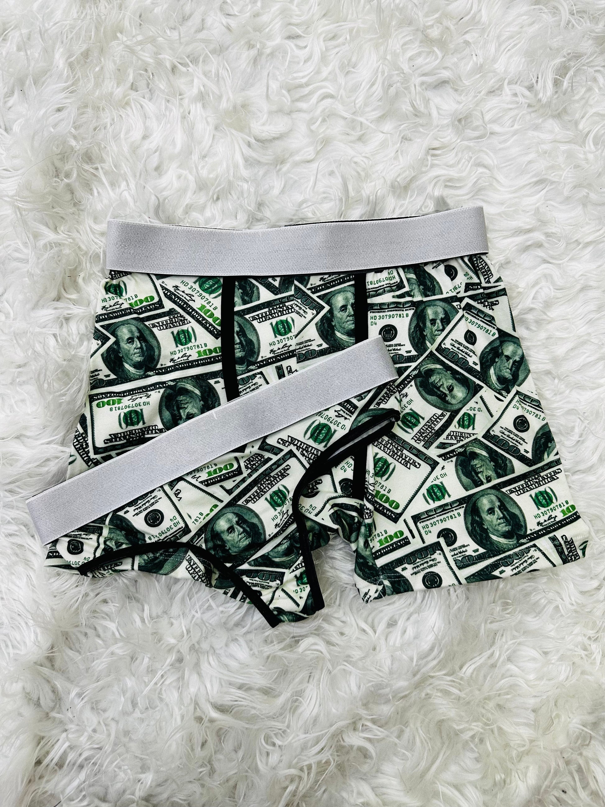 Dollar Green Duo With Thong - Fundies