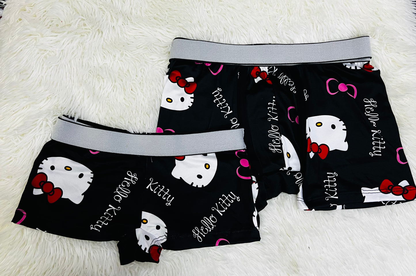 Hello kitty matching couples boxer underwear