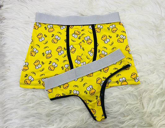 Homero Simpson matching couples underwear - Fundies