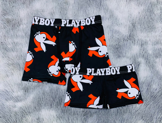 Play Boy white couples boxer underwear XL