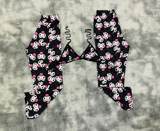 Kuromi No Color Matching Plushie PJs - Fundies