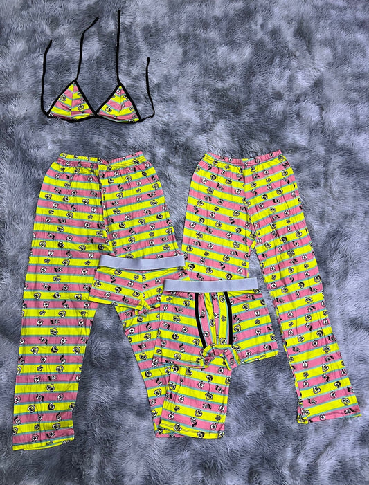 SpongeBob And Patrick Stripes 5 Piece PJ - Fundies