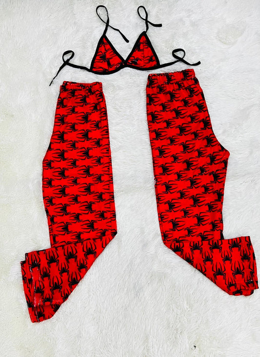 Spider-Man Red Matching Plushie PJs - Fundies
