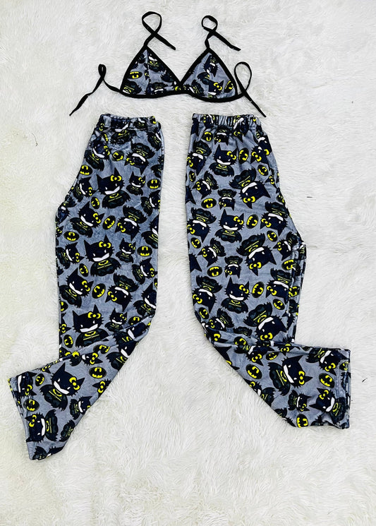 Kitty Batman Matching Plushie PJs - Fundies
