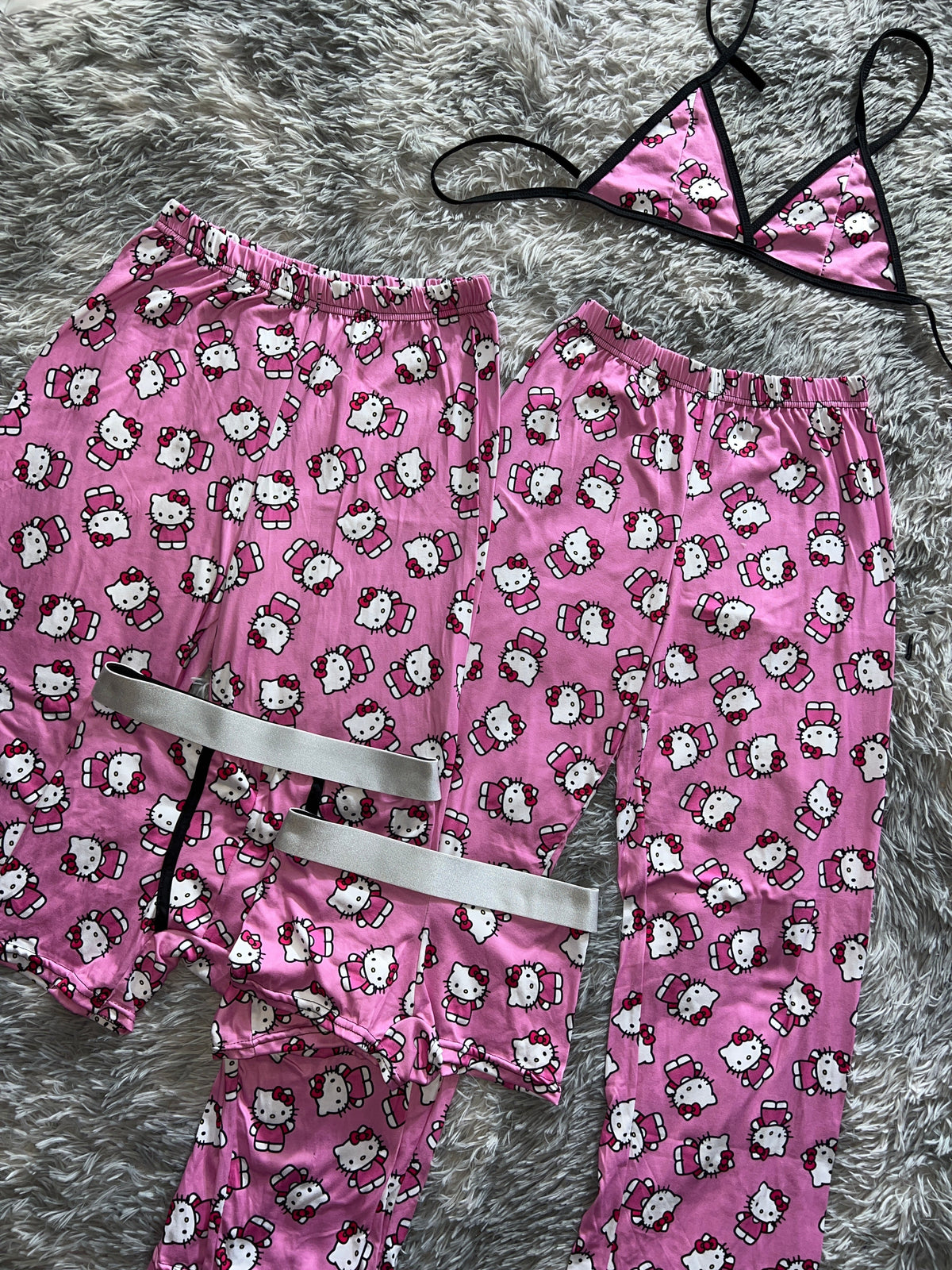 Hello Kitty Waving Pink 5 Piece PJ