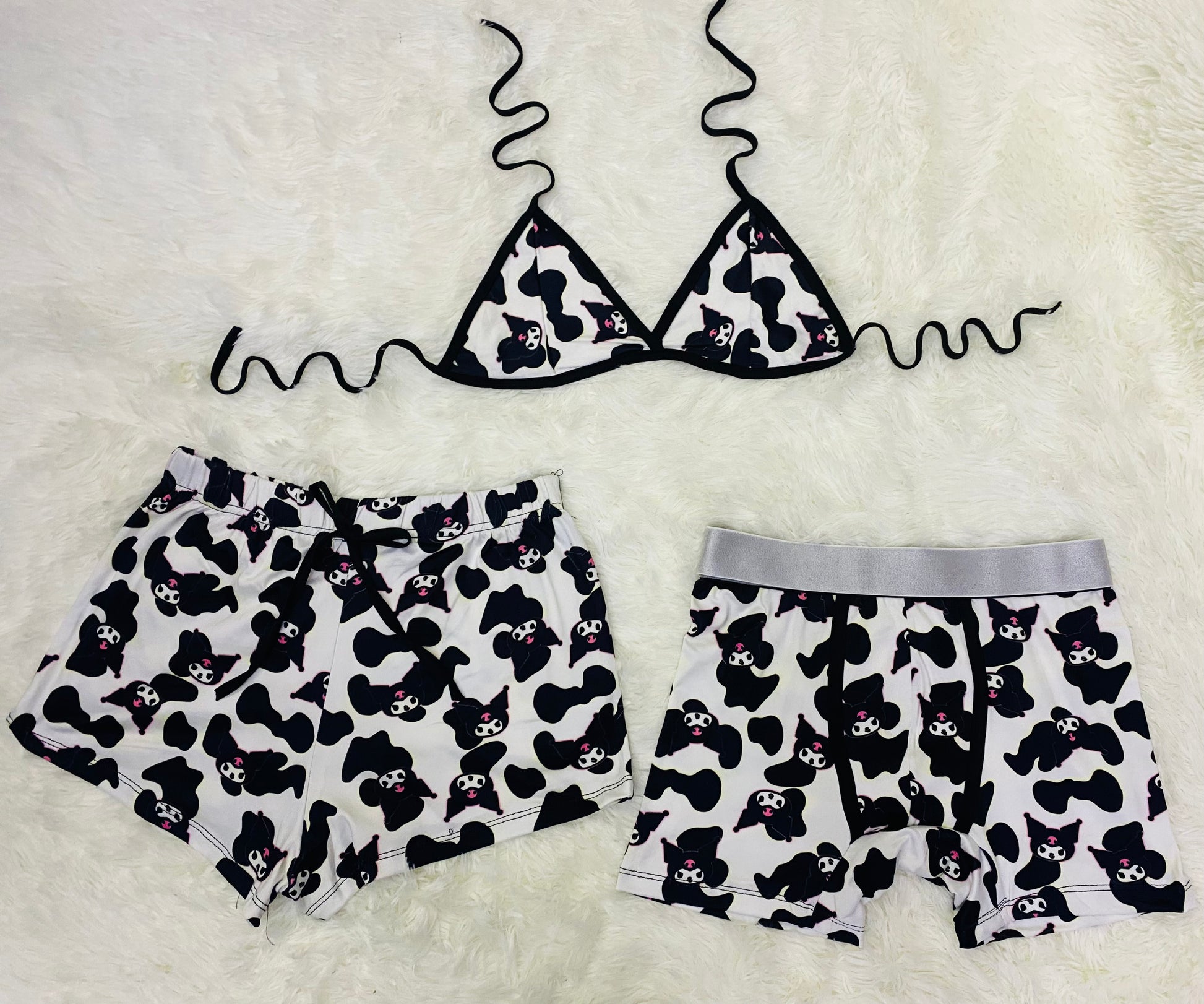 Kuromy little cow Matching shorts and boxers - Fundies