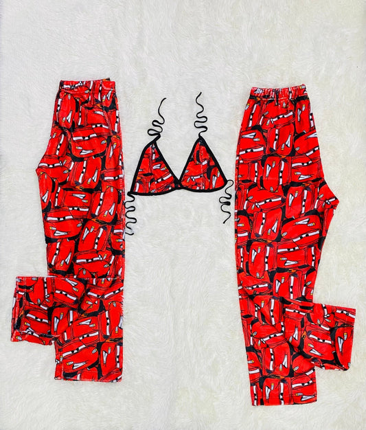 Cars McQueen Red Matching Plushie PJs - Fundies