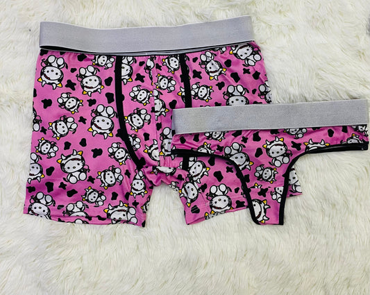 Hello Kitty Cow Duo With Thong