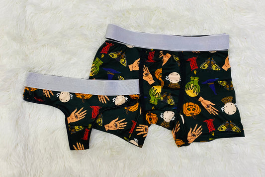 Halloween matching couples underwear - Fundies