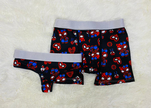 SpiderKitty Black Duo One-size With Thong - Fundies
