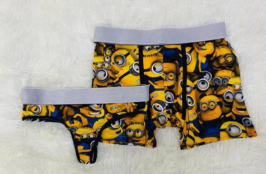 couples matching underwear minions - Fundies