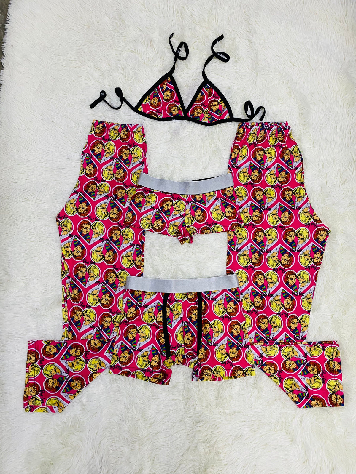 Chucky Orange 5 Piece PJ Set